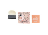 Benefit Cookie Powder Highlighter highlights cheekbones with a soft-gold glow.