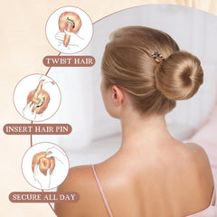 Benefree pasador en U borde suave desliza sin dañar el cabello