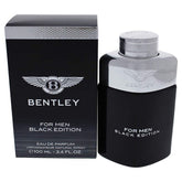 Bentley Black Edition EDP bottle pour for all-day fragrance
