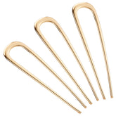BEoffer gold French hair pin for elegant updos and twists