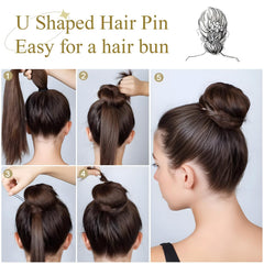 BEoffer pin u para uso diario en cabello, cómodo de llevar.