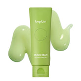 Beplain gel exfoliante con leche de frijol mung, textura suave y poros limpios.