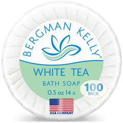 BERGMAN KELLY jabón hotel-te-blanco 14 g, fragancia suave para la estadía
