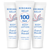 BERGMAN KELLY travel size lotion tube with Tropical Waterfall scent for guest rooms