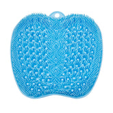 BESKAR alfombrilla limpiapies en la ducha con cepillos flexibles para limpieza suave.