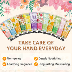BESNEL jasmine hand cream gift set with refreshing scent and quick absorption
