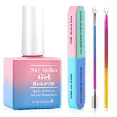 Besnel gel nail polish remover bottle for quick, mess-free removal.