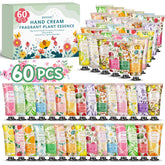 BESNEL set de 60 cremas de manos, regalo práctico para uso diario.