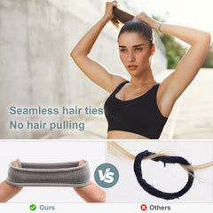 Bessrung hair ties in cool colors suitable for daily outfits.