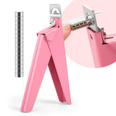 BEST CHOICE MAGNETS false nail clippers in stainless steel for durable acrylic nail trimming.