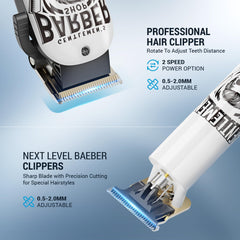 BESTBOMG beard trimmer kit attachments for versatile styling and clean edges