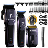 BESTBOMG BS-808C hair clipper front view for precise fades and salon-quality finishes
