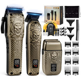 BESTBOMG hair clippers with a metal body for durable home grooming