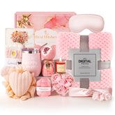 BestFlower valentines day gift basket robe: soft, cozy comfort for her spa night.