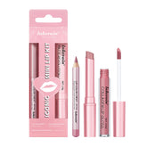 BestLand 3PCS lip perfection kit packaging, showing all-in-one lip liner, lipstick, and gloss for easy daily use.