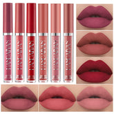 BestLand Conjunto de labiales mate, seis tonos, para todo el día.