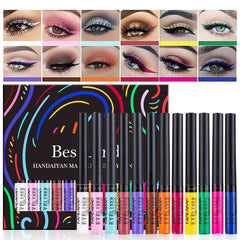 BestLand delineadores líquidos mate, 12 colores para uso diario
