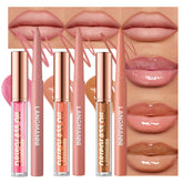 BestLand set labial aceites brillo: acabado sedoso e hidratación duradera.