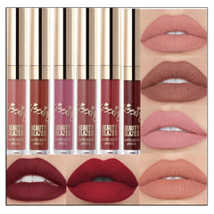 BestLand set-labios-mate tonos neutros para un look elegante.