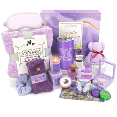 Betem Lavender Spa Hamper 20 oz tumbler keeps drinks warm for cozy evenings
