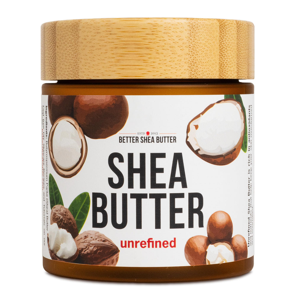 Better Shea Butter: bote vertido suave para piel seca con aroma ahumado natural