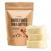 Better Shea Butter raw shea butter bar 1lb glows with a rich, nourishing texture for skin and hair