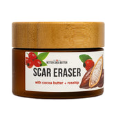 Better Shea Butter Scar Eraser Balm jar showing creamy texture for scar care