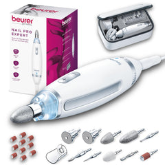Beurer MP62 nail drill kit front view for at-home salon-quality care
