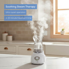 Beurer SI30 customizable steam control for tailored comfort during inhalation.