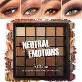 BEUSELF Nude Neutral Paleta base mate suave para uso diario.