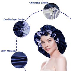 Beutyme gorrito protege el cabello contra fricción de almohada y polvo.