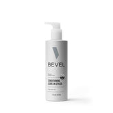 Bevel acondicionador sin enjuague para hombres, botella visible, ayuda a suavizar el cabello rizado.