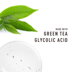 Bevel Essentials green tea extract illustration highlighting soothing benefits