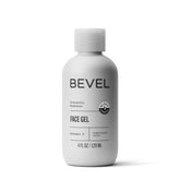Bevel Face Moisturizer, envase transparente para aplicación suave en piel sensible.