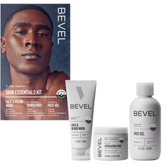 Bevel limpiador facial con aloe y hamamelis para piel sensible.