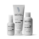 Bevel pre-shave oil close-up, smooths skin for a clean glide