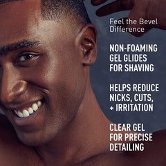 Bevel travel-size 4 oz bottle supports on-the-go grooming.