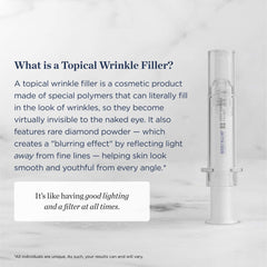Beverly Hills MD Deep Wrinkle Filler applicator dispensing for targeted line blur