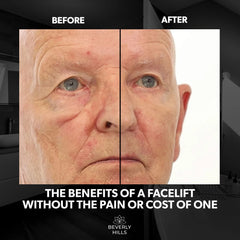 BEVERLY HILLS Men’s Instant Facelift Serum closeup texture shows premium formula