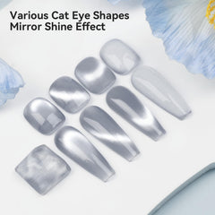 Bevimee Esmalte gel Cat Eye Luz de Luna brillo duradero para manicura