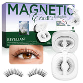 BEYELIAN magnetic eyelashes with applicator kit close-up showing soft strips for comfortable wear.
