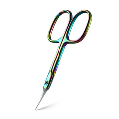 BEZOX curved cuticle scissors with precision blade for clean, accurate cuticles