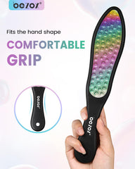 BEZOX ergonomic grip provides secure control during pedicure