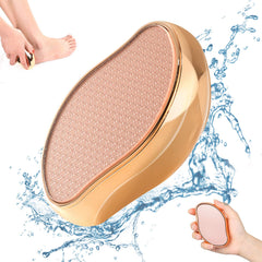 BEZOX Glass Foot File with heel-smoothing texture for salon-like results at home