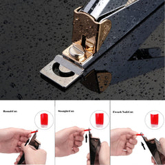 BEZOX U-shaped cutting tips deliver clean, straight cuts for perfect nail tips.