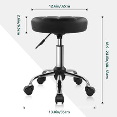 BFTOU seat-detail highlights 12.6-inch cushion for comfortable seating sessions.