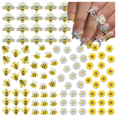 BHCCXZ abeja dorada, adorno para uñas que añade brillo y estilo.