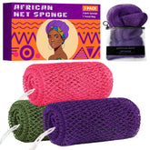 BHYTAKI esponja africana rosa para exfoliar suavemente todo el cuerpo.