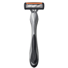 BIC Flex 4 Sensitive pivoting head adapts to facial contours for better contact.