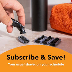 BIC Flex 4 razor four-blade system close-up for smooth shaving